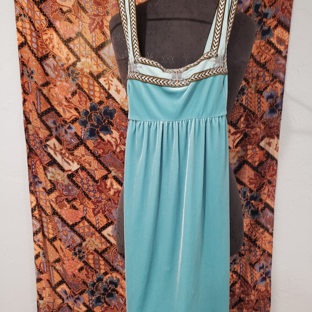 Free people teal dress